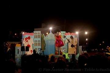 Drag Arush, reinona de las fiestas de Ayatima de Marzagán (Foto Francisco J. Santana)